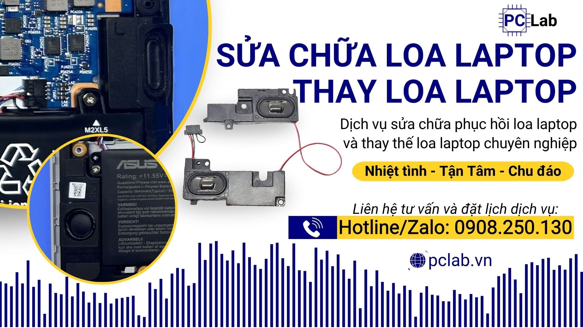 sửa loa laptop, phục hồi loa laptop chuyên nghiệp, kinh nghiệp