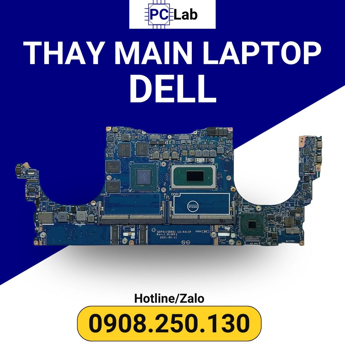 thay main laptop DELL chính hãng, giá tốt, bảo hành uy tín