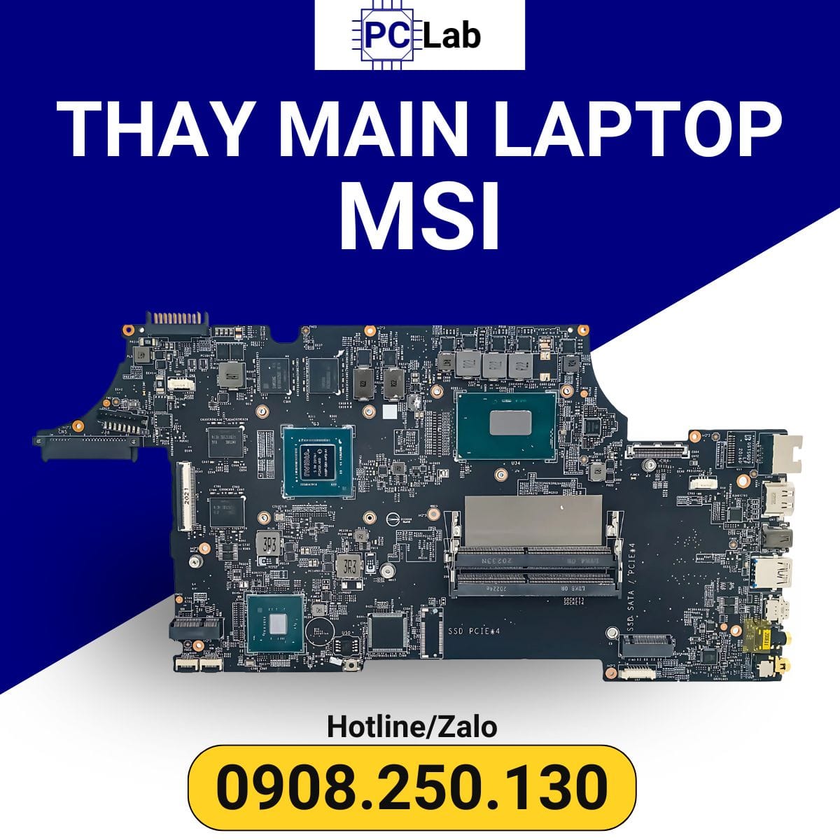 thay main laptop MSI chính hãng, giá tốt, bảo hành uy tín