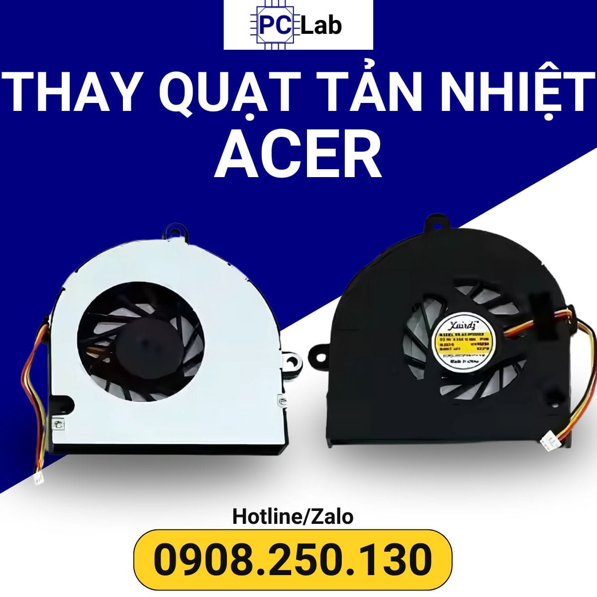 thay quạt tản nhiệt laptop ACER chính hãng, giá tốt