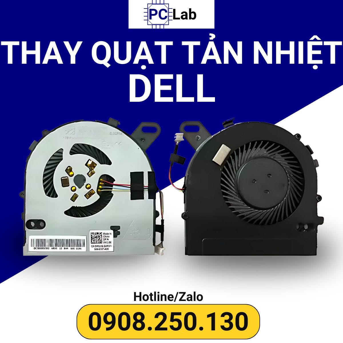 thay quạt tản nhiệt laptop DELL chính hãng, giá tốt
