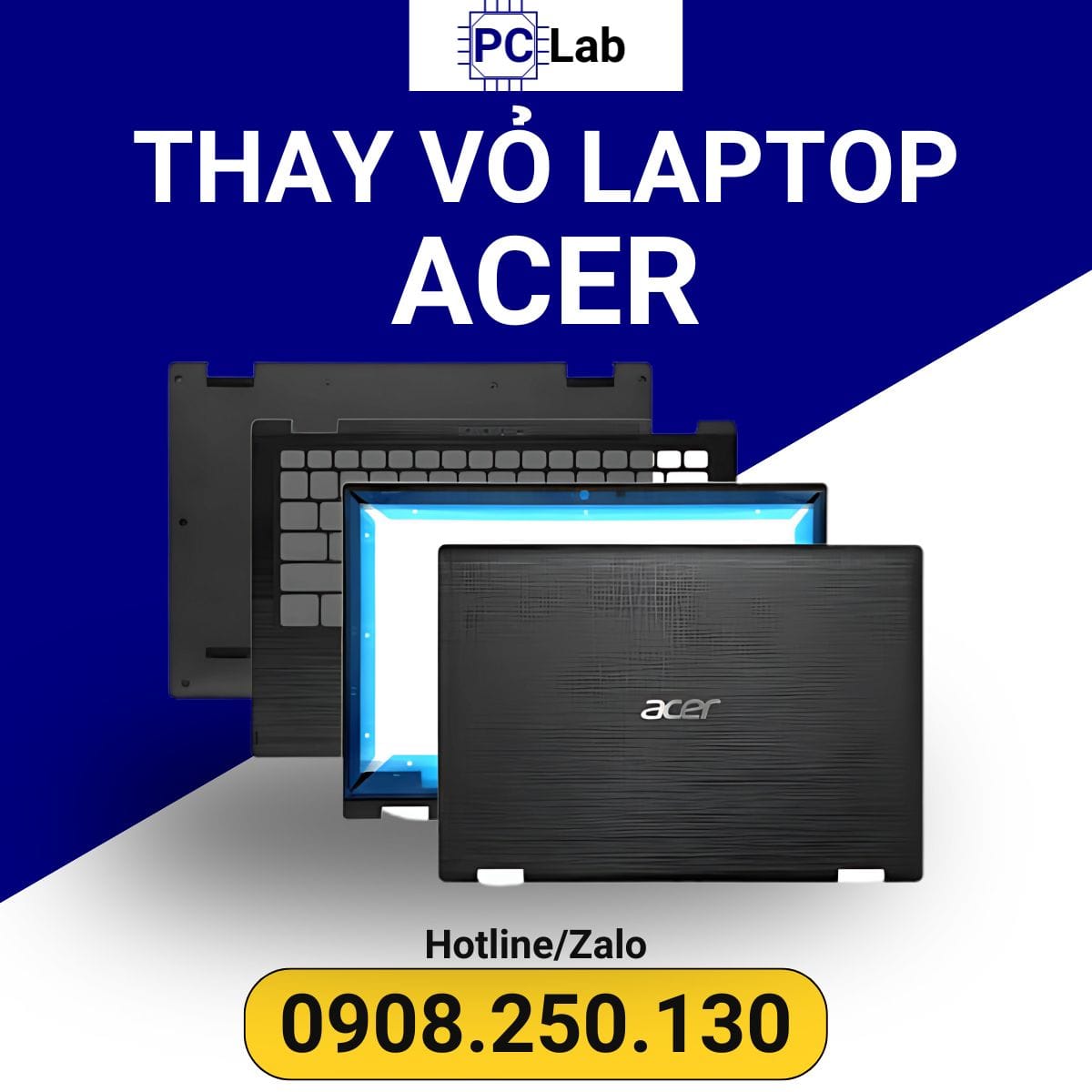 thay vỏ laptop ACER chính hãng, giá tốt