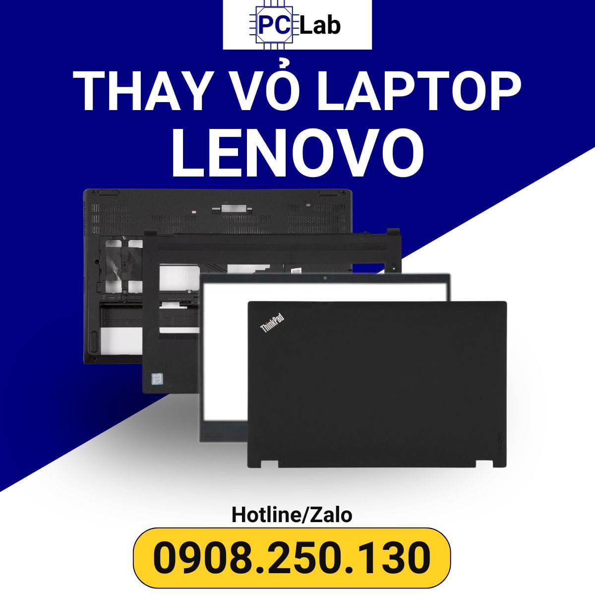 thay vỏ laptop Lenovo chính hãng, giá tốt
