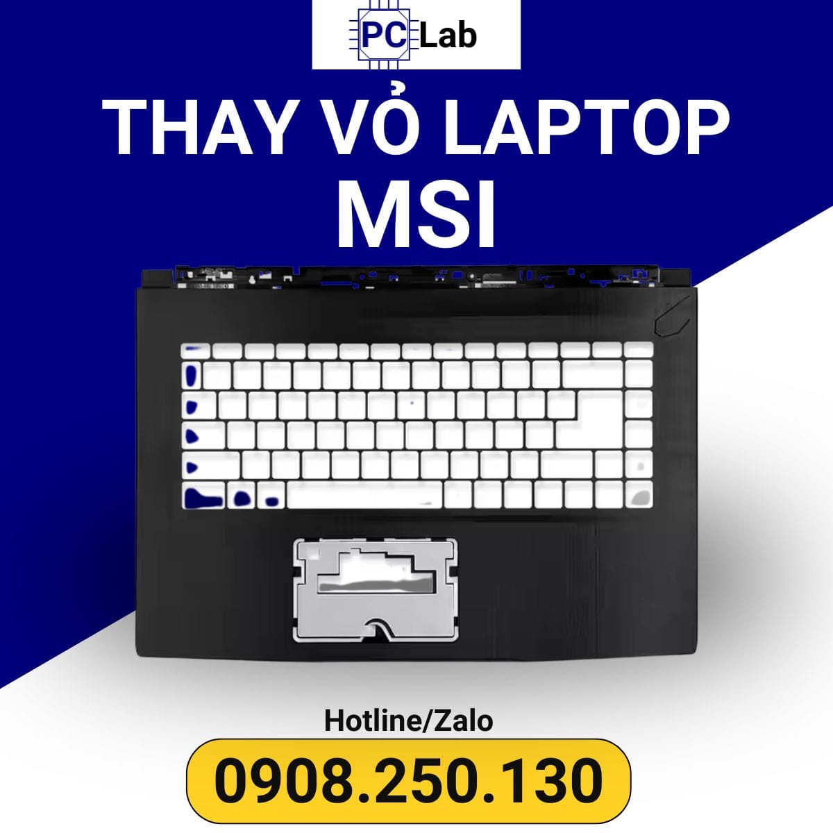 thay vỏ laptop MSI mặt C chính hãng, giá tốt