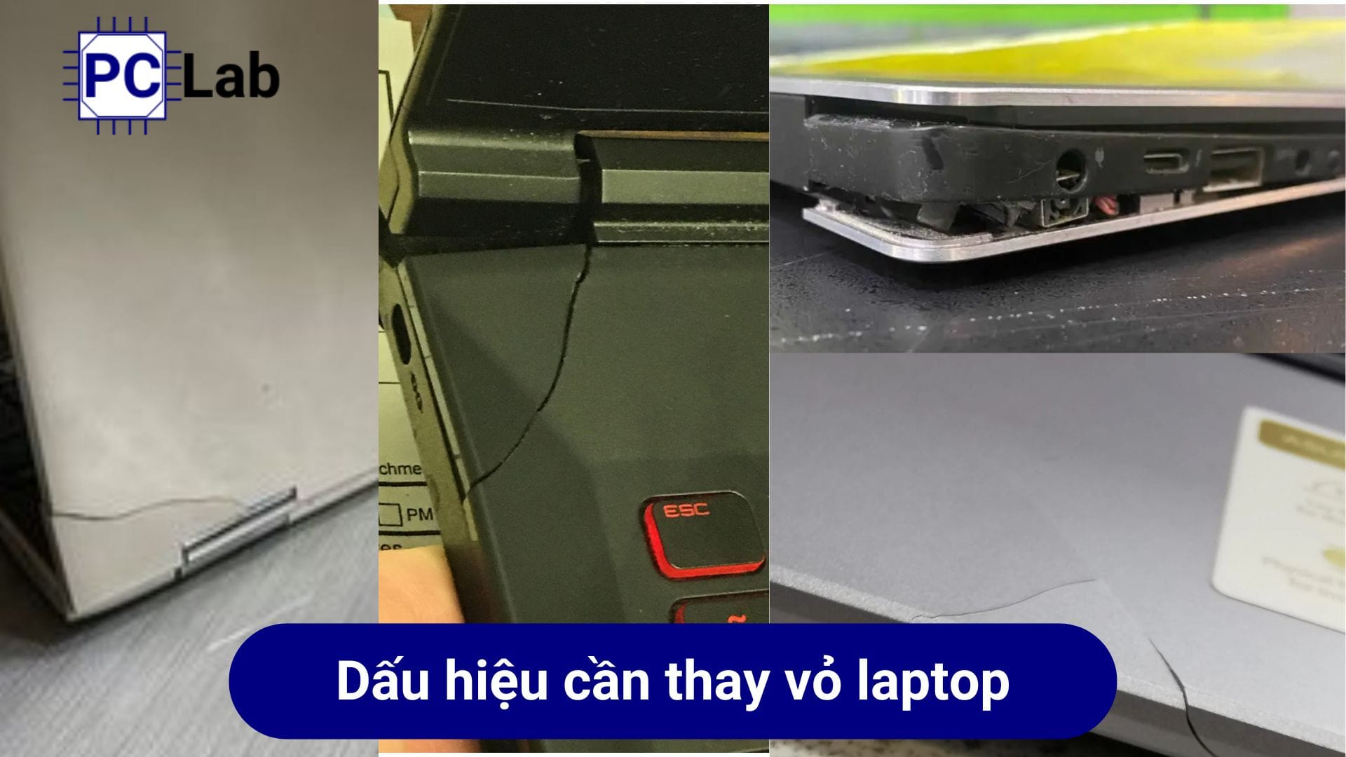 Dấu hiệu cần thay vỏ laptop