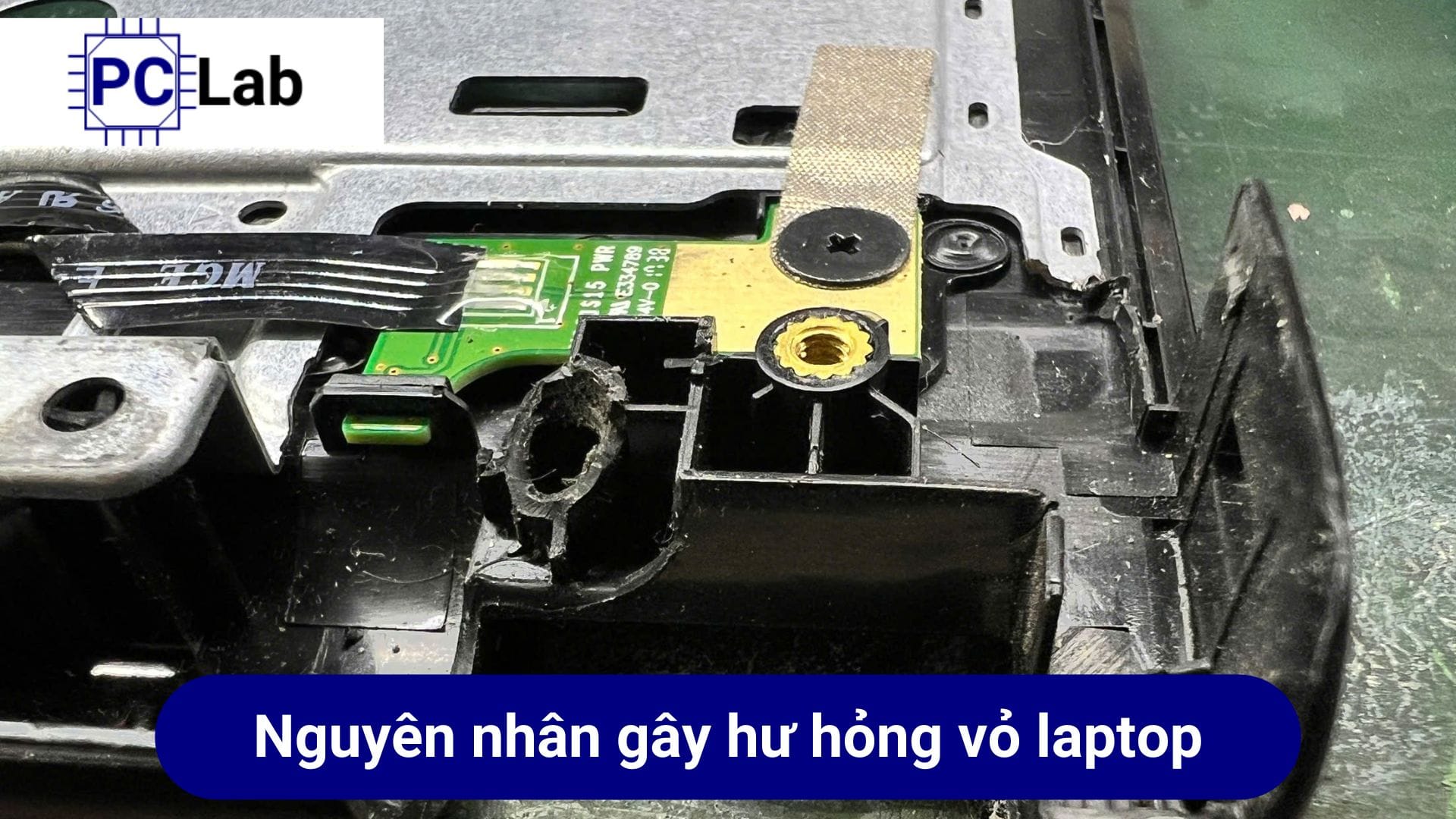 Những nguyên nhân gây hư hỏng vỏ laptop