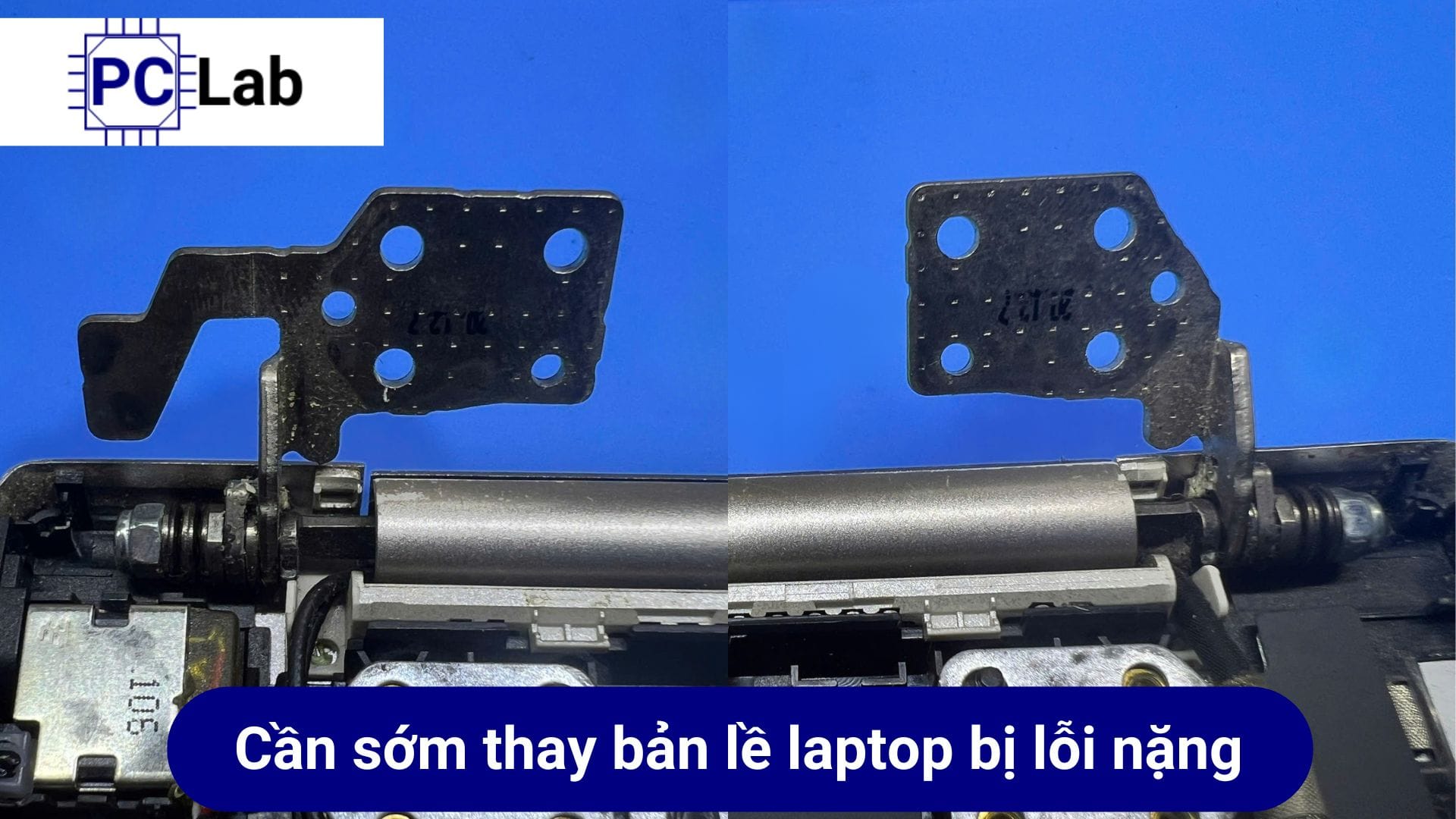 Cần sớm thay bản lề laptop khi bị lỗi nặng