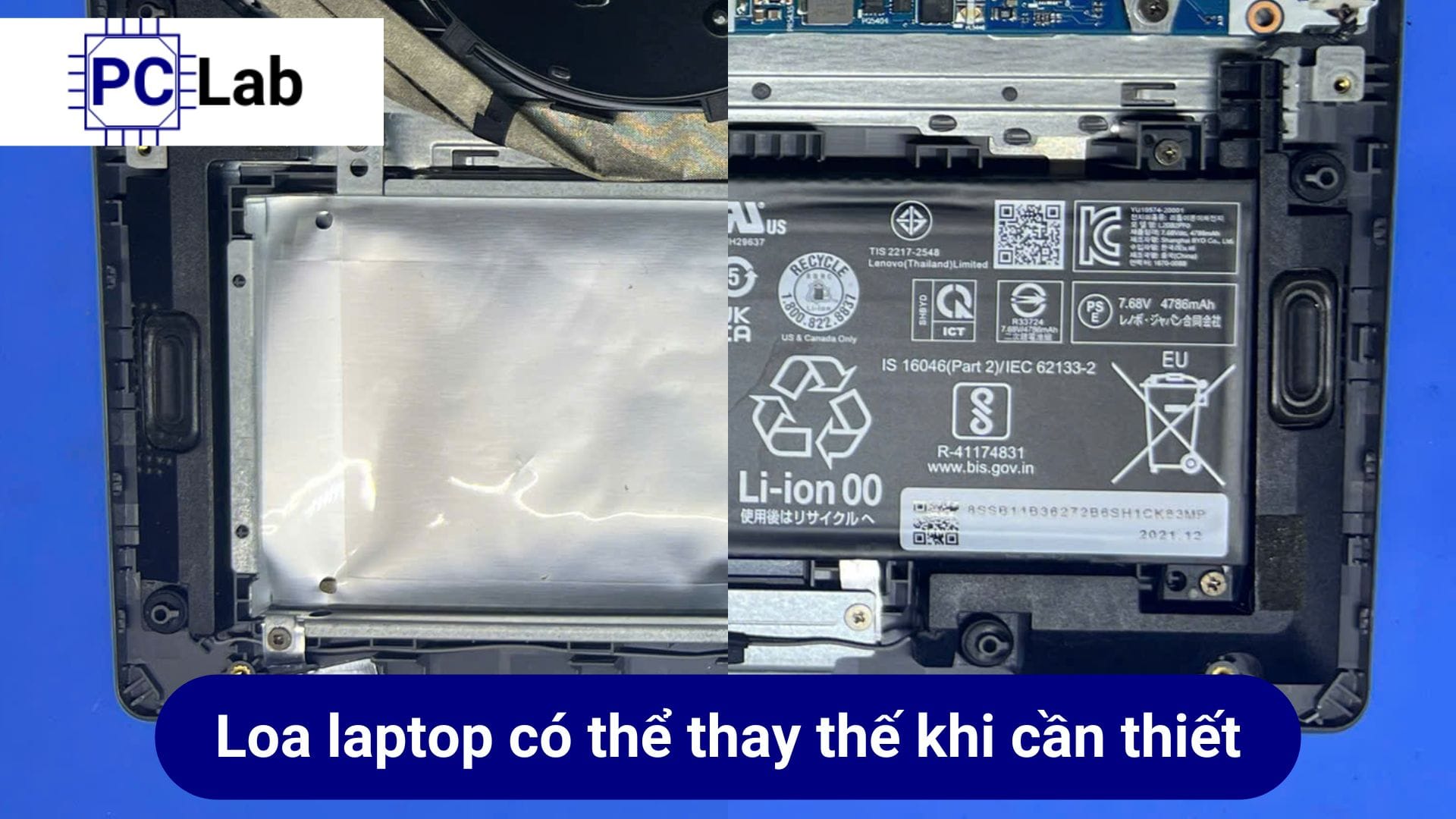 Loa laptop có thể thay thế khi cần thiết