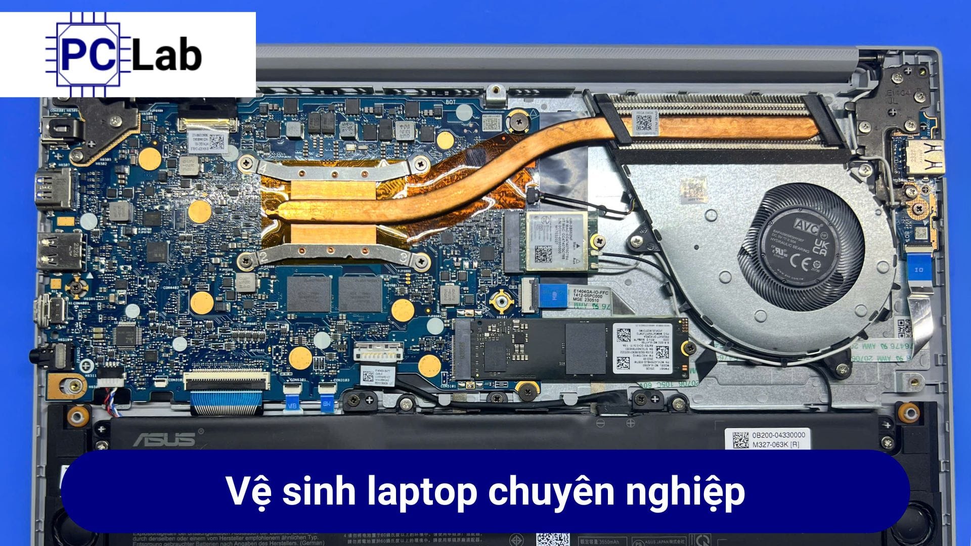 Vệ sinh laptop chuyên nghiệp, sạch sẽ