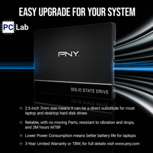 Ổ cứng SSD PNY CS900 250GB SATA III (2.5 inch SATA III, 535MB/s, 500MB/s)