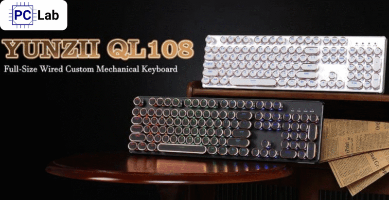bàn phím cơ gaming YUNZII QL108