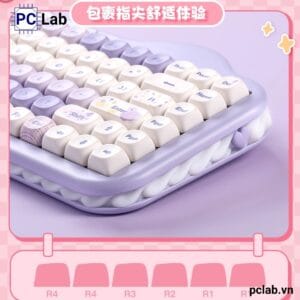 Bàn phím cơ Yunzii C75 Cake Meow không dây