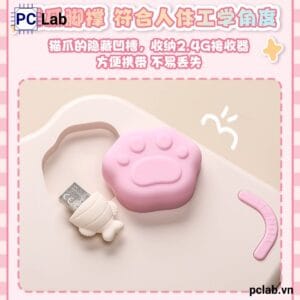 Bàn phím cơ Yunzii C75 Cake Meow không dây