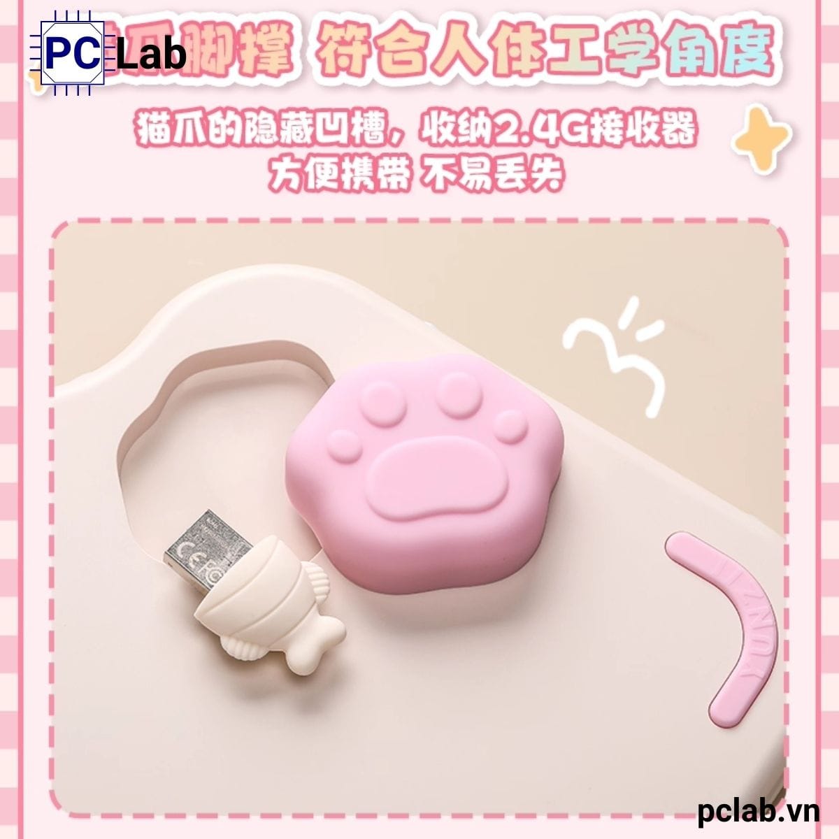 Bàn phím cơ Yunzii C75 Cake Meow không dây