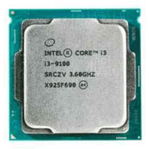 CPU Intel Core i3-9100 (LGA1151 – 4-Core – 4-Thread – Base 3.6GHz – Turbo 4.2GHz – 6MB Cache)