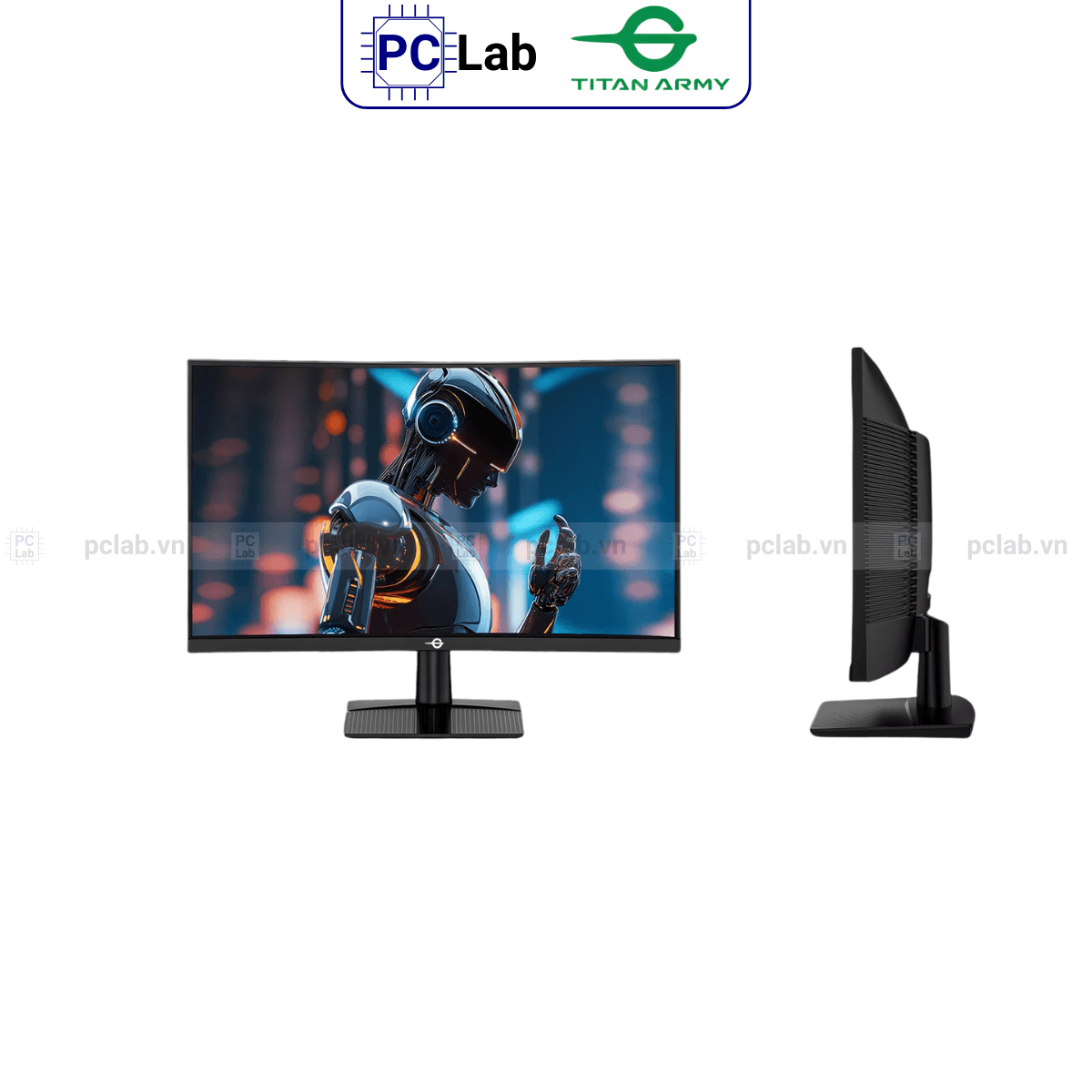 Màn hình Cong TITAN ARMY C24A1H 23.6inch Full HD 240Hz (23.6'', Full HD, 240Hz, 1ms, 1500R) - Đen