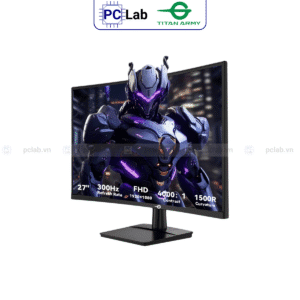 Màn hình Cong TITAN ARMY C27A1H 27inch Full HD 300Hz (27'', Full HD, 300Hz,1ms, 1500R) - Đen