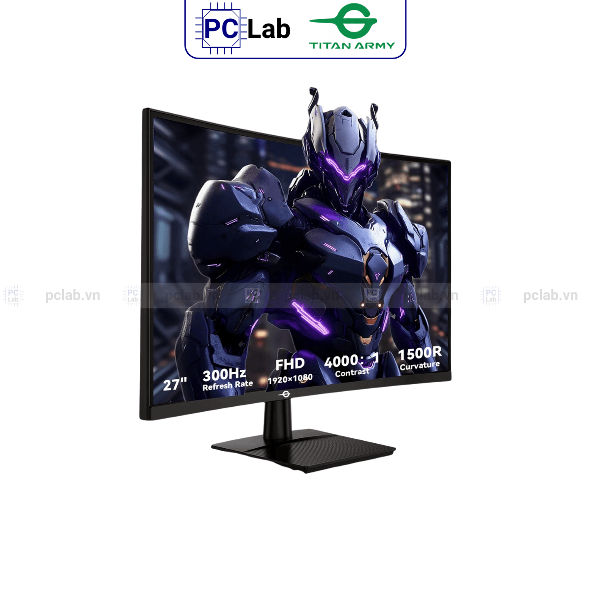 Màn hình Cong TITAN ARMY C27A1H 27inch Full HD 300Hz (27'', Full HD, 300Hz,1ms, 1500R) - Đen