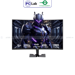 Màn hình Cong TITAN ARMY C27A1H 27inch Full HD 300Hz (27'', Full HD, 300Hz,1ms, 1500R) - Đen