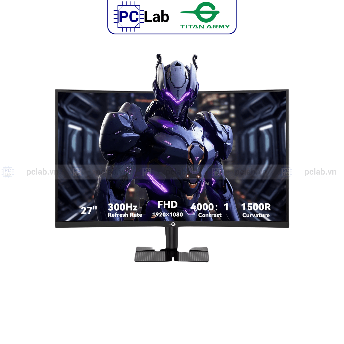 Màn hình Cong TITAN ARMY C27A1H 27inch Full HD 300Hz (27'', Full HD, 300Hz,1ms, 1500R) - Đen