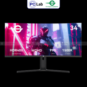 Màn hình cong TITAN ARMY C34A1R 34inch UWQHD 165Hz (34'', UWQHD, 165Hz, 1ms, VA, 1500R) - Đen
