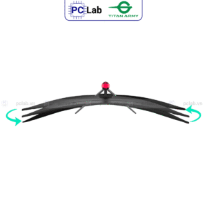 Màn hình Cong TITAN ARMY C49SHC 49inch UWHD 144Hz (49'', UWHD, 144Hz, 1ms, HVA, 1800R) - Đen