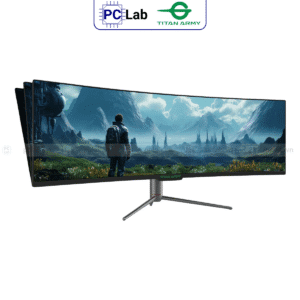 Màn hình Cong TITAN ARMY C49SHC 49inch UWHD 144Hz (49'', UWHD, 144Hz, 1ms, HVA, 1800R) - Đen