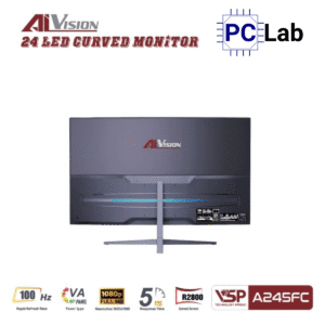 Màn hình cong VSP AIVISION A245FC 24inch Full HD 100Hz (24'', Full HD, 100Hz, 5ms, VA) - Trắng/Đen