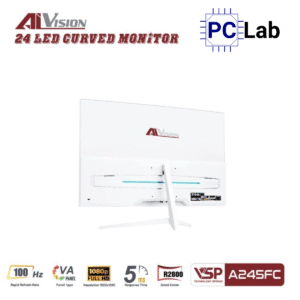 Màn hình cong VSP AIVISION A245FC 24inch Full HD 100Hz (24'', Full HD, 100Hz, 5ms, VA) - Trắng/Đen