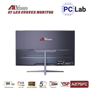 Màn hình cong VSP AIVISION A275FC 27inch Full HD 100Hz (27'', Full HD, 100Hz, 5ms, VA) - Trắng/Đen