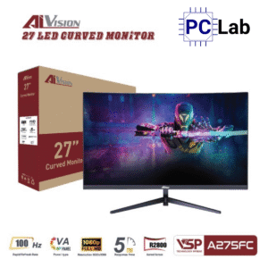 Màn hình cong VSP AIVISION A275FC 27inch Full HD 100Hz (27'', Full HD, 100Hz, 5ms, VA) - Trắng/Đen