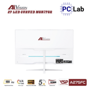 Màn hình cong VSP AIVISION A275FC 27inch Full HD 100Hz (27'', Full HD, 100Hz, 5ms, VA) - Trắng/Đen