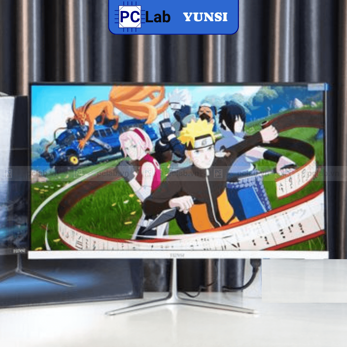Màn hình Cong Yunsi Y240Q8 23.8inch Full HD 100Hz (23.8'', Full HD, 100Hz, 1ms, 3000R, VGA, HDMI) - Trắng/Đen