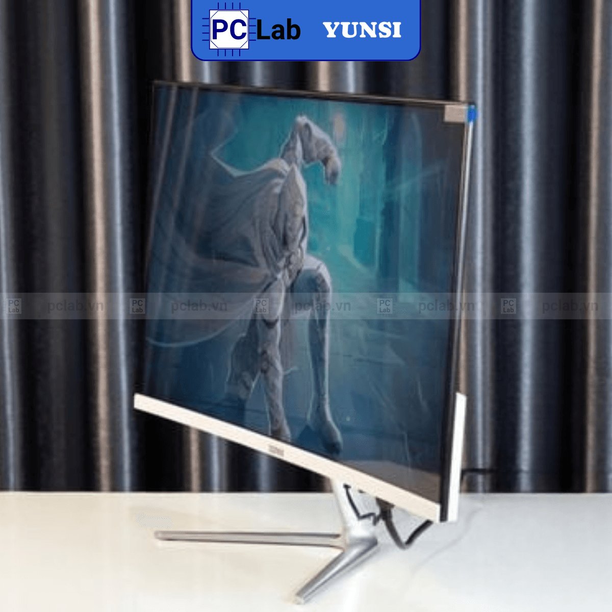 Màn hình Cong Yunsi Y240Q8 23.8inch Full HD 100Hz (23.8'', Full HD, 100Hz, 1ms, 3000R, VGA, HDMI) - Trắng/Đen