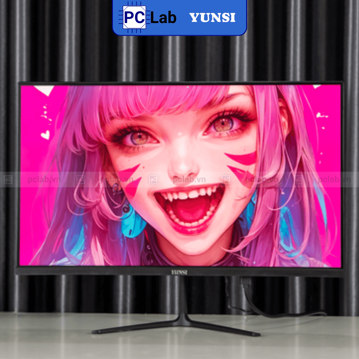 Màn hình Cong Yunsi Y240Q8 23.8inch Full HD 100Hz (23.8'', Full HD, 100Hz, 1ms, 3000R, VGA, HDMI) - Trắng/Đen