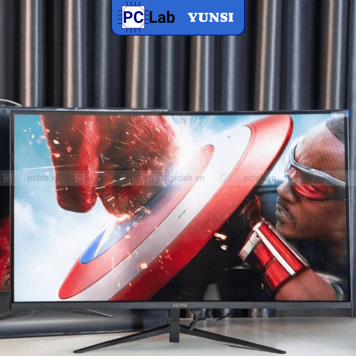 Màn hình Cong Yunsi Y270Q1 27inch Full HD 100Hz (27'', Full HD, 100Hz, 1ms, 1500R, DP, HDMI) - Đen