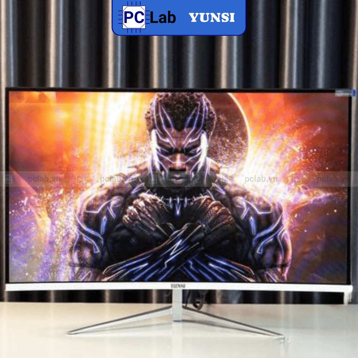 Màn hình Cong Yunsi Y2765Q 27inch Full HD 165Hz (27'', Full HD, 165Hz, 1ms, VA, VGA, HDMI) - Trắng/Đen