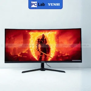 Màn hình Cong Yunsi Y340QL 34inch UWQHD 170Hz (34'', UWQHD, 170Hz, 1ms, DP, HDMI, chỉnh độ cao) - Đen