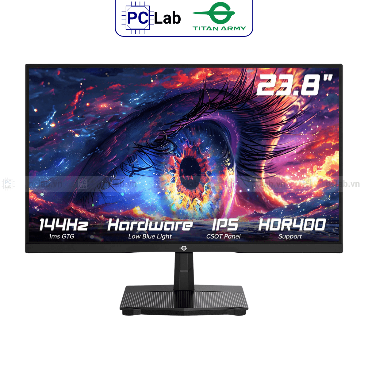 Màn hình TITAN ARMY P2418C 23.8inch Full HD 144Hz (23.8'', Full HD, 144Hz, 1ms, IPS) - Đen