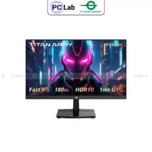 Màn hình TITAN ARMY P2510G 24.5inch Full HD 180Hz (24.5'', Full HD, 180Hz, 1ms, IPS) - Đen