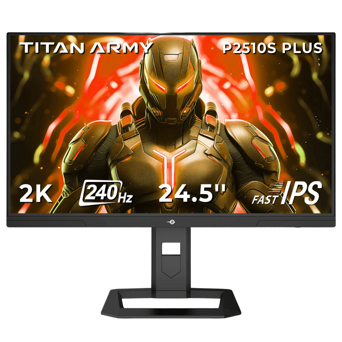 Màn hình TITAN ARMY P2510S PLUS 24.5inch QHD 240Hz (24.5'', QHD, 240Hz, 1ms, IPS) - Đen