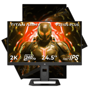 Màn hình TITAN ARMY P2510S PLUS 24.5inch QHD 240Hz (24.5'', QHD, 240Hz, 1ms, IPS) - Đen
