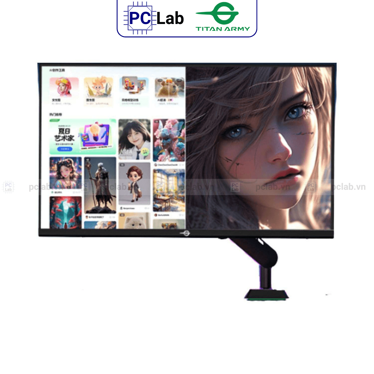 Màn hình TITAN ARMY P25M2L 24.1inch Full HD 540Hz (24.1'', Full HD, 540Hz, 0.5ms, Fast TN) - Đen