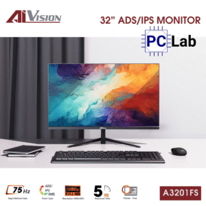 Màn hình VSP AIVISION A3201FS 31.5inch Full HD 75Hz (31.5'', Full HD, 75Hz, 5ms, ADS-IPS) - Trắng/Đen