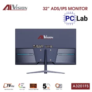 Màn hình VSP AIVISION A3201FS 31.5inch Full HD 75Hz (31.5'', Full HD, 75Hz, 5ms, ADS-IPS) - Trắng/Đen