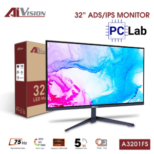 Màn hình VSP AIVISION A3201FS 31.5inch Full HD 75Hz (31.5'', Full HD, 75Hz, 5ms, ADS-IPS) - Trắng/Đen
