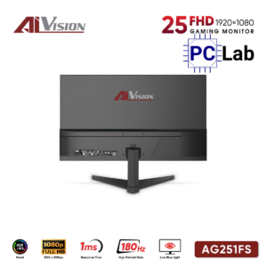 Màn hình VSP AIVISION AG251FS 25inch Full HD 180Hz (25'', Full HD, 180Hz, 1ms, IPS) - Đen
