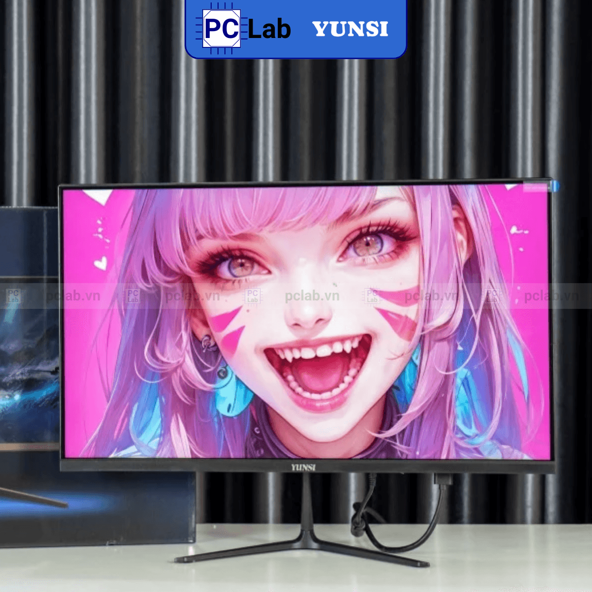 Màn hình Yunsi Y2450 24inch Full HD 180Hz (24'', Full HD, 180Hz, 1ms, DP, HDMI) - Trắng/Đen