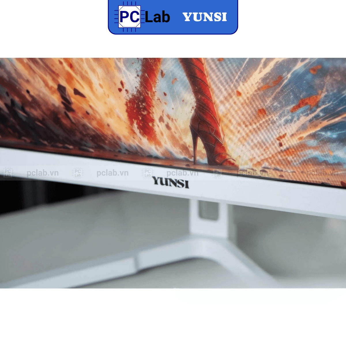 Màn hình Yunsi Y320GM 32inch QHD 180Hz (32'', QHD, 180Hz, IPS, 1ms, HDMI, DP) - Trắng/Đen