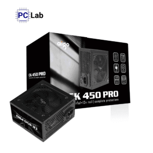 Nguồn PC máy tính Aigo CK450 PRO 450W (Dây cáp đen dẹt)